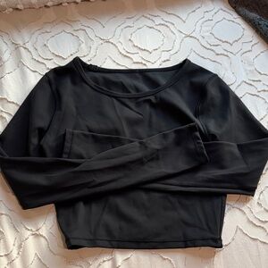 Wunder Train Long Sleeve Cropped Shirt - Size 4
